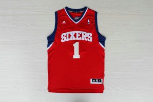 Maillot De Basket Philadelphia 76ers Michael Carter-Williams 1 Tissus Sportif Fans Edition Rouge